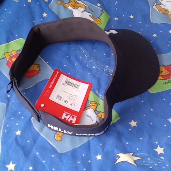 New!! Pair of Helly Hansen Visor Golf Hat Dark Navy Blue Baseball Cap - Picture 3 of 9